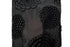 Black Fancy Floral Organza Like Flocked Light Weight Woven Fabric by the yard LWW00193